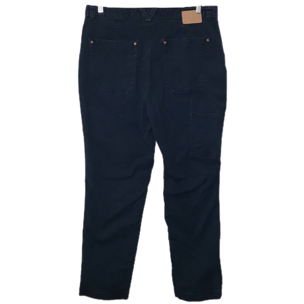 Duluth Trading Co. Women’s Pants Navy Blue Flex Fire Hose Slim Leg size 14 X 29 - Picture 7 of 7